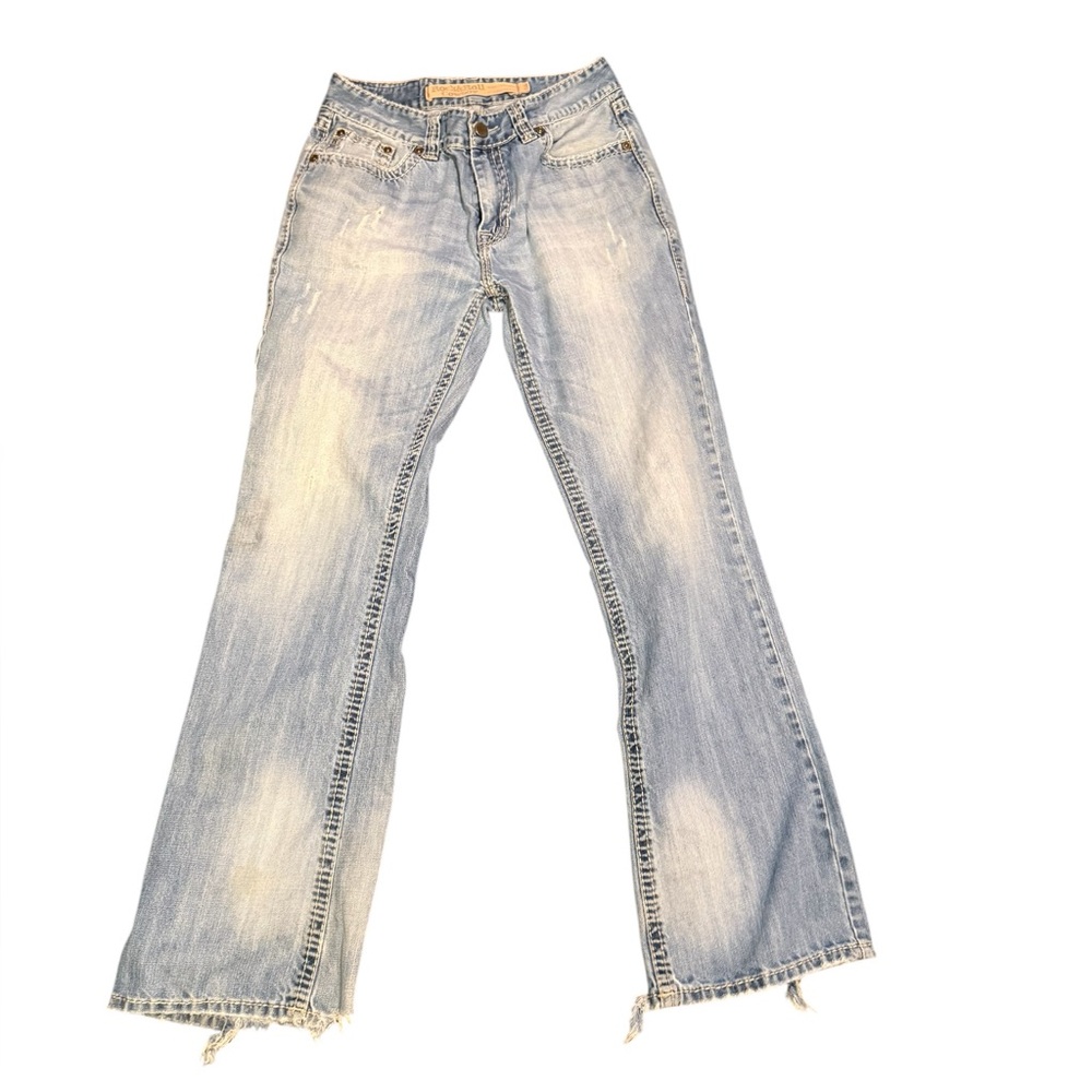 Rock & Roll Cowboy Men’s Bootcut Distressed Jeans